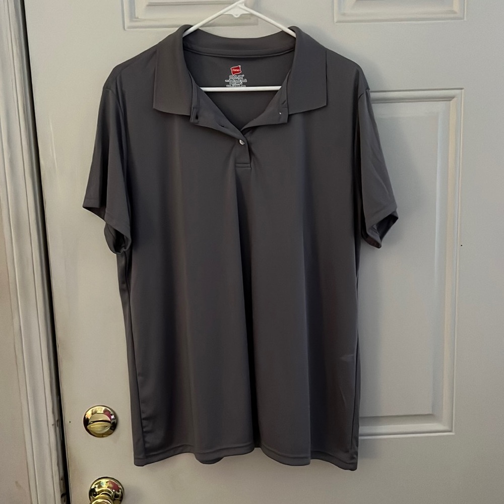 Hanes COOL DRI grey polo 3XL